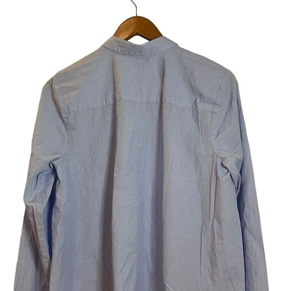 J. Jill light blue button down shirt. Size medium - Picture 9 of 9
